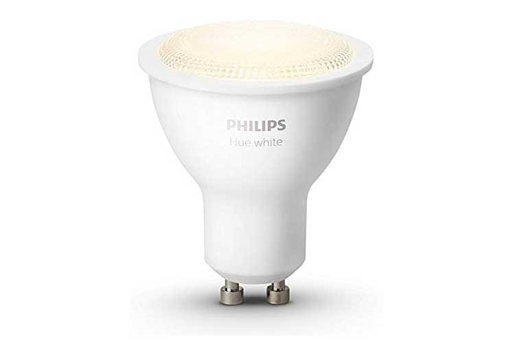 Die Reflektorleuchten White GU10 ermöglichen auch den Anschluss von LED Spots an das Philips Hue Lichtsystem Die Reflektorleuchten White GU10 ermöglichen auch den Anschluss von LED Spots an das Philips Hue Lichtsystem