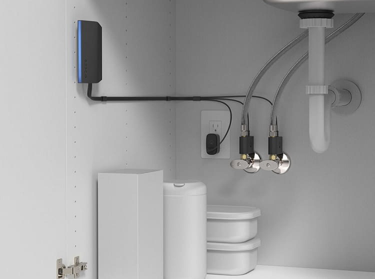 Der u0022Smart Water Assistantu0022 von Phyn bietet eine praktische App-Steuerung Der u0022Smart Water Assistantu0022 von Phyn bietet eine praktische App-Steuerung