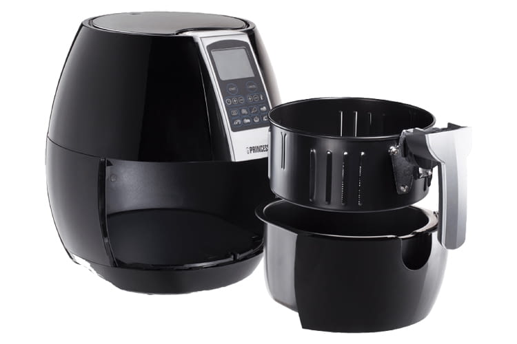 Die Fritteuse lässt sich mit wenigen Handgriffen zerlegen und reinigen Die Fritteuse lässt sich mit wenigen Handgriffen zerlegen und reinigen