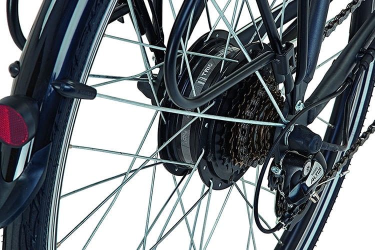 Im Pedelec PROPHETE NAVIGATOR 7.6 ist eine Schaltung von Shimano Altus verbaut Im Pedelec PROPHETE NAVIGATOR 7.6 ist eine Schaltung von Shimano Altus verbaut