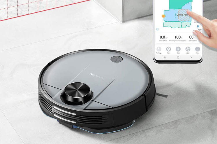 Proscenic M6 PRO scannt verschiedene Räume und Etagen und Nutzer können zudem No-Go-Bereiche einrichten Proscenic M6 PRO scannt verschiedene Räume und Etagen und Nutzer können zudem No-Go-Bereiche einrichten