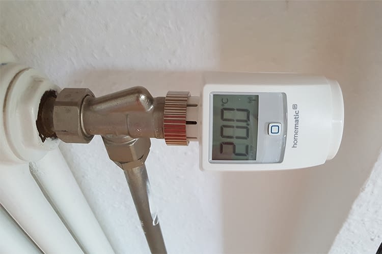 Heizkörperthermostat von Homematic IP als Teil des Magenta SmartHome Heizkörperthermostat von Homematic IP als Teil des Magenta SmartHome