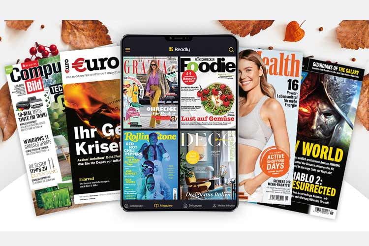 Bei Readly ist für jeden Geschmack etwas dabei Bei Readly ist für jeden Geschmack etwas dabei