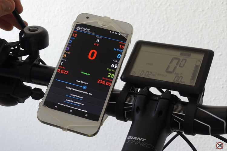 Per Nachrüst-Modul und App lässt sich der Funktionsumfang des E-Bikes enorm erweitern Per Nachrüst-Modul und App lässt sich der Funktionsumfang des E-Bikes enorm erweitern