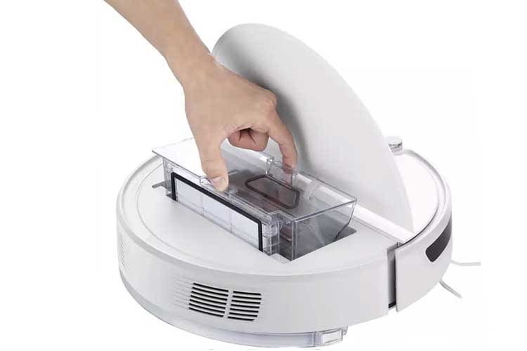 Die Stärke von Roborock E5 ist der große Staubbehälter, der ein Volumen von 640 Millilitern bietet Die Stärke von Roborock E5 ist der große Staubbehälter, der ein Volumen von 640 Millilitern bietet