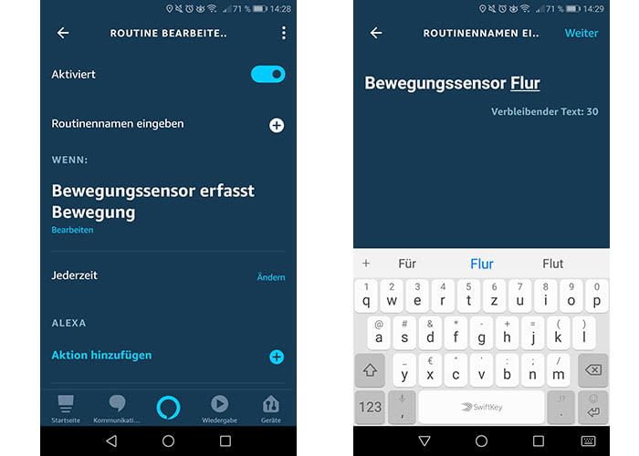 Sind Routinen in der Alexa-App benannt, behalten Nutzer einen guten Überblick Sind Routinen in der Alexa-App benannt, behalten Nutzer einen guten Überblick
