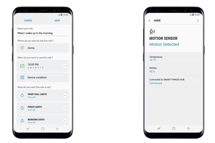Auch Sprachassistent Bixby kann die Smart Home App steuern Auch Sprachassistent Bixby kann die Smart Home App steuern