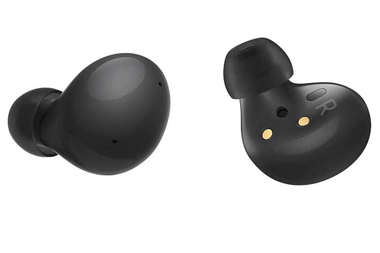 Mit zirka fünf Gramm pro Ohrhörer sind die Galaxy Buds 2 In-Ears Samsungs bisher leichtestes Modell Mit zirka fünf Gramm pro Ohrhörer sind die Galaxy Buds 2 In-Ears Samsungs bisher leichtestes Modell
