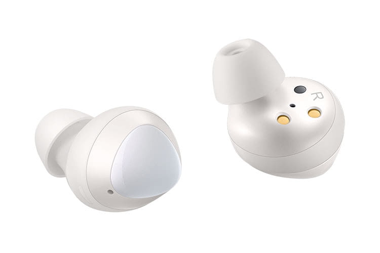 Samsung Ear Buds verfügen über zwei Mikrofone je Ohrstecker Samsung Ear Buds verfügen über zwei Mikrofone je Ohrstecker