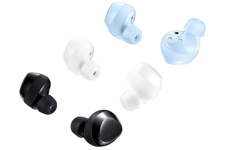 Nutzer haben bei den Samsung Galaxy Buds+ In Ear Kopfhörern eine Auswahl von drei verschiedenen Farben Nutzer haben bei den Samsung Galaxy Buds+ In Ear Kopfhörern eine Auswahl von drei verschiedenen Farben