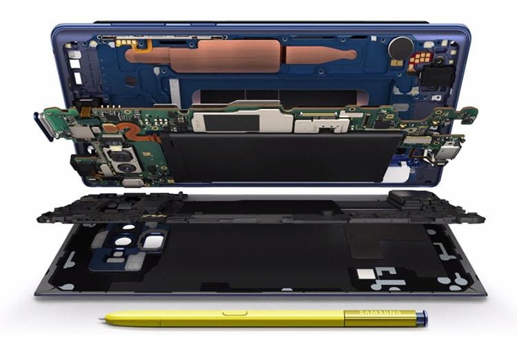 Das Samsung Galaxy Note9 bietet viel High-End-Technik auf engstem Raum Das Samsung Galaxy Note9 bietet viel High-End-Technik auf engstem Raum
