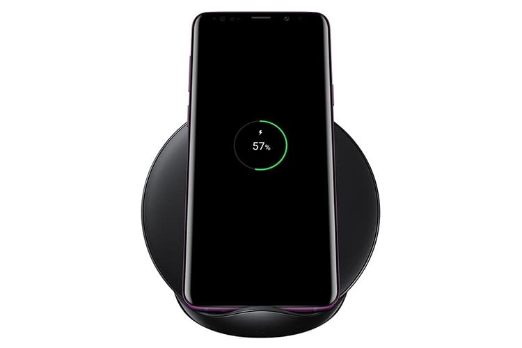 Auch kabelloses Akku-Laden ist mit Samsung Galaxy S9 möglich Auch kabelloses Akku-Laden ist mit Samsung Galaxy S9 möglich