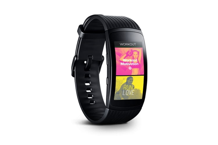 Spotify-Songs können mit Samsung Gear Fit2 Pro auch offline angehört werden Spotify-Songs können mit Samsung Gear Fit2 Pro auch offline angehört werden