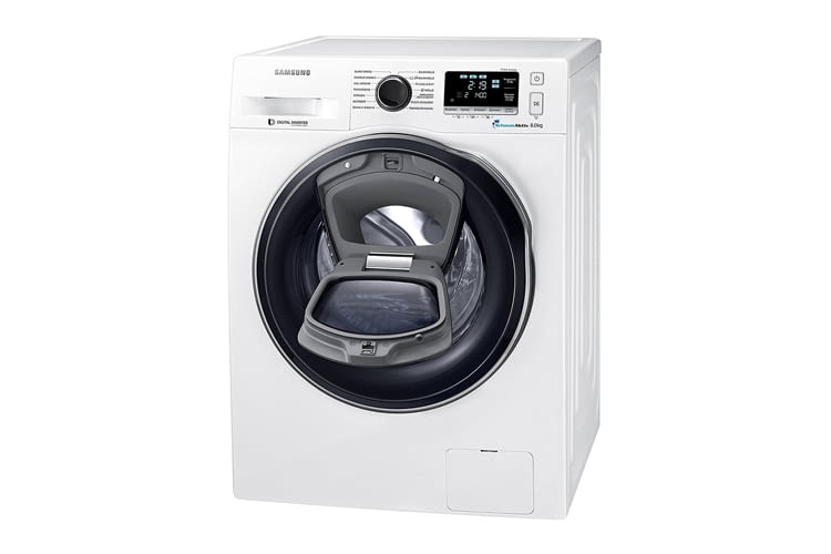 Die Samsung WW80K6404QW/EG ist App-steuerbar Die Samsung WW80K6404QW/EG ist App-steuerbar