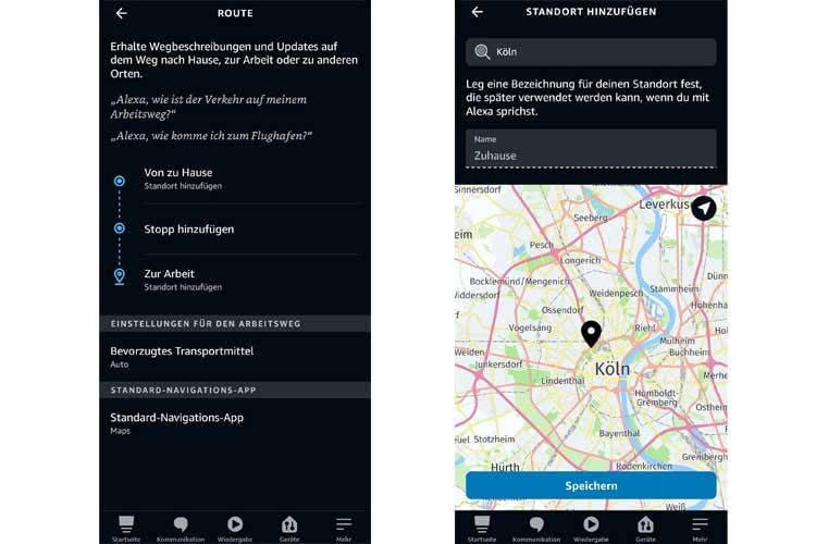 Mit Alexas Routen-Funktion können Nutzer einfach das Verkehrsaufkommen abfragen. Mit Alexas Routen-Funktion können Nutzer einfach das Verkehrsaufkommen abfragen.