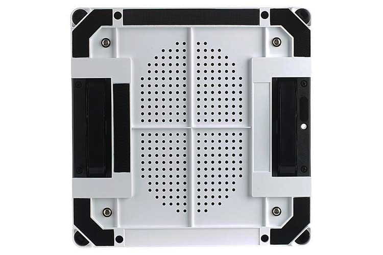Über die Löcher auf der Unterseite von Sichler PR-041 V3 wird die Luft angesaugt, so dass ein Unterdruck entsteht Über die Löcher auf der Unterseite von Sichler PR-041 V3 wird die Luft angesaugt, so dass ein Unterdruck entsteht