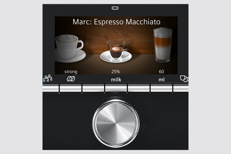 Die Auswahl an Kaffeespezialitäten ist groß und trotzdem sehr übersichtlich gestaltet Die Auswahl an Kaffeespezialitäten ist groß und trotzdem sehr übersichtlich gestaltet