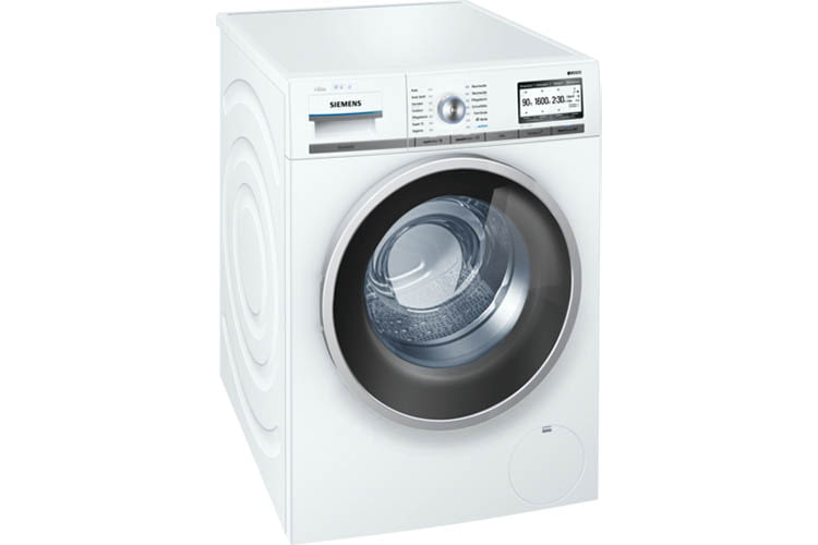 Die Siemens Home Connect-Waschmaschine lässt sich dank Alexa Skil per Sprache steuern Die Siemens Home Connect-Waschmaschine lässt sich dank Alexa Skil per Sprache steuern