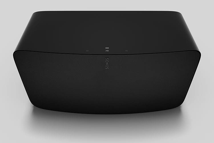 Sonos Five HiFi Box in Schwarz - der Streaming HiFi Lautsprecher präsentiert sich in edler Schlichtheit Sonos Five HiFi Box in Schwarz - der Streaming HiFi Lautsprecher präsentiert sich in edler Schlichtheit