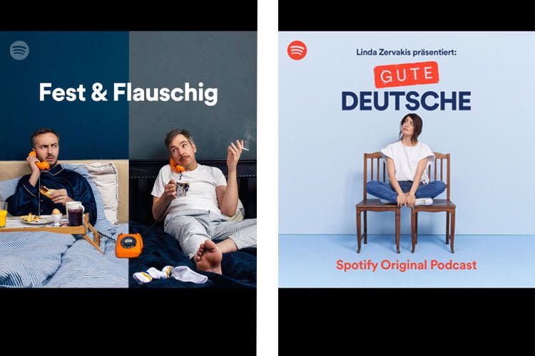 Spotify Original Podcasts können Nutzer exklusiv nur auf Spotify hören und nicht auf anderen Streaming Plattformen Spotify Original Podcasts können Nutzer exklusiv nur auf Spotify hören und nicht auf anderen Streaming Plattformen