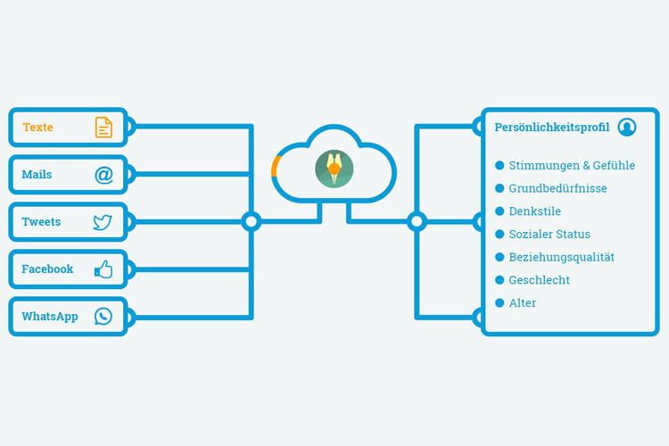 Jeder Text über 100 Worte kann mit der Software analysiert werden Jeder Text über 100 Worte kann mit der Software analysiert werden
