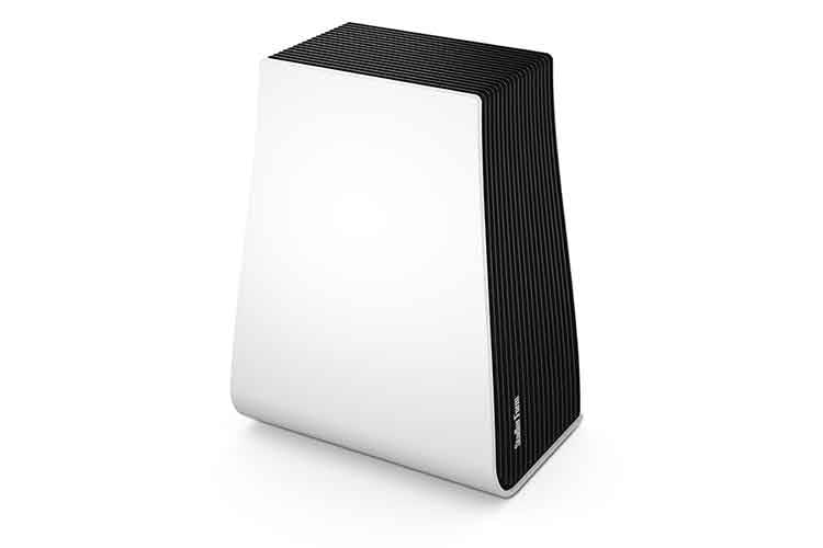 Der Stadler Form Luftwäscher George reinigt die Luft und verfügt über einen Hydrostat zur Einstellung der Luftfeuchtigkeit Der Stadler Form Luftwäscher George reinigt die Luft und verfügt über einen Hydrostat zur Einstellung der Luftfeuchtigkeit