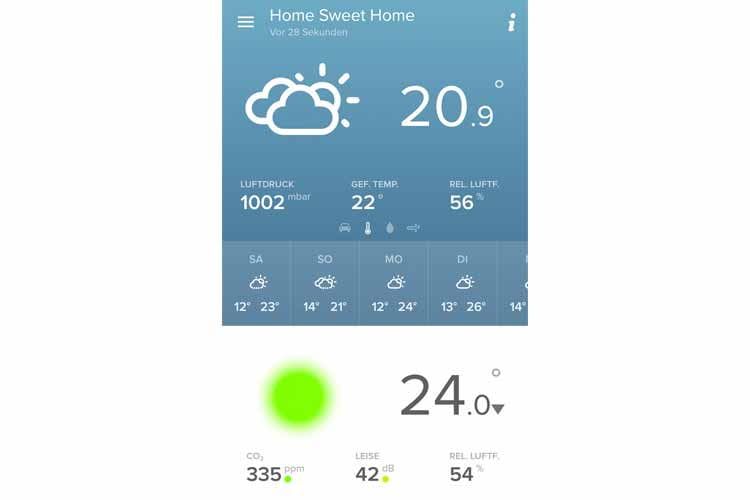 Alle Wetterdaten im Überblick mit der Netatmo-App Alle Wetterdaten im Überblick mit der Netatmo-App