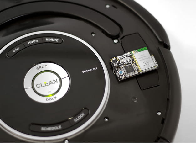 RooWifi verbindet Roomba Staubsauger mit dem W-Lan RooWifi verbindet Roomba Staubsauger mit dem W-Lan