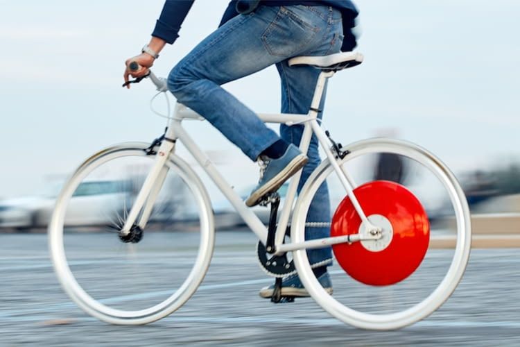 Rekuperation: Copenhagen Wheel lädt beim Bremsen den Akku Rekuperation: Copenhagen Wheel lädt beim Bremsen den Akku