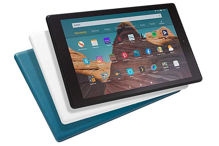 Das Amazon-eigene Fire HD 10-Tablet erscheint bereits in der 9. Generation Das Amazon-eigene Fire HD 10-Tablet erscheint bereits in der 9. Generation