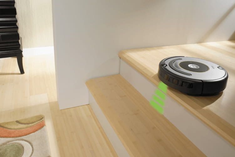Die Absturzsensoren von Roomba 615 und Roomba 616 funktionieren zuverlässigen Die Absturzsensoren von Roomba 615 und Roomba 616 funktionieren zuverlässigen