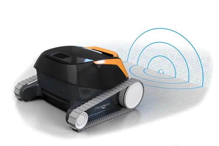 Dolphin E20 orientiert sich über ein spezielles Scan-System Dolphin E20 orientiert sich über ein spezielles Scan-System