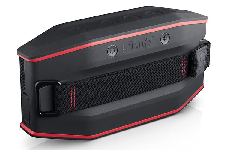 Kanten und Tasten von Teufel ROCKSTER GO sind gummiert Kanten und Tasten von Teufel ROCKSTER GO sind gummiert