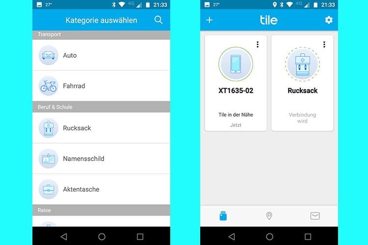 Verschiedene Kategorien erleichtern das Tracking von verbundenen Gegenständen Verschiedene Kategorien erleichtern das Tracking von verbundenen Gegenständen