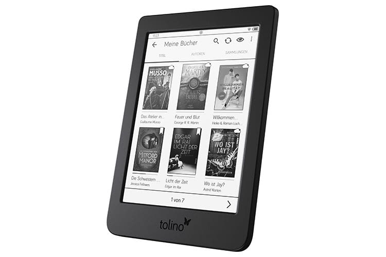 tolino page 2 glänzt mit einem guten Display und guter Helligkeit tolino page 2 glänzt mit einem guten Display und guter Helligkeit
