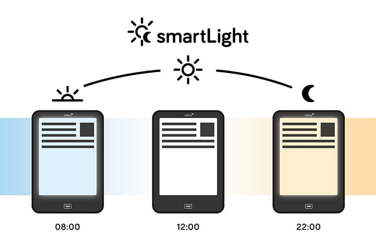 Wer will kann Tolino Vision 4 HD die Farbtemperatur der Display-Beleuchtung automatisch einstellen lassen Wer will kann Tolino Vision 4 HD die Farbtemperatur der Display-Beleuchtung automatisch einstellen lassen