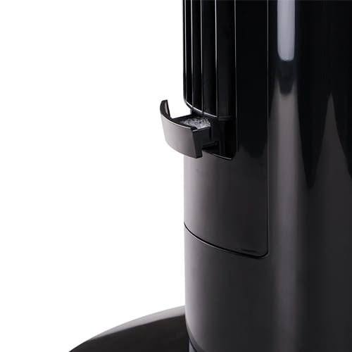 Das Duftfach des Säulenventilators macht ihn gleichzeitig zum Duftspender Das Duftfach des Säulenventilators macht ihn gleichzeitig zum Duftspender