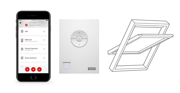 VELUX ACTIVE entstand aus der Zusammenarbeit von VELUX und NETATMO VELUX ACTIVE entstand aus der Zusammenarbeit von VELUX und NETATMO