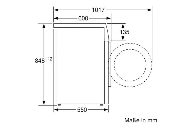 Die Maße des Frontladers im Überblick Die Maße des Frontladers im Überblick
