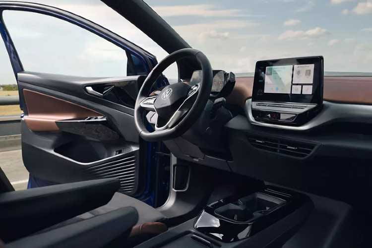 Das Interieur des VW ID.4 bietet ausgesprochen viel Platz Das Interieur des VW ID.4 bietet ausgesprochen viel Platz