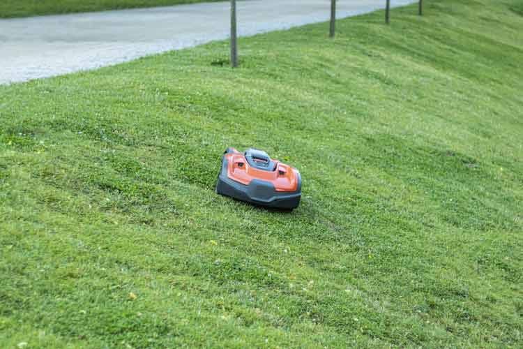 Nicht jeder Mähroboter bewältigt Hänge gleichermaßen gut Nicht jeder Mähroboter bewältigt Hänge gleichermaßen gut