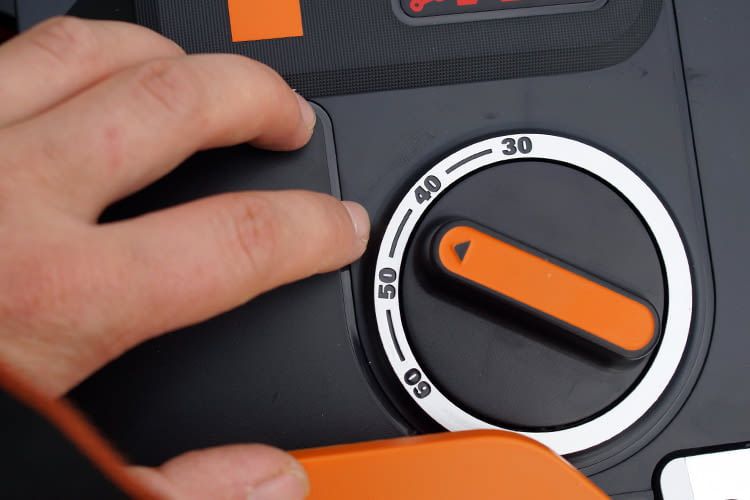 Wir haben uns im Worx Vision Test für eine mittlere Schnitthöhe entschieden Wir haben uns im Worx Vision Test für eine mittlere Schnitthöhe entschieden