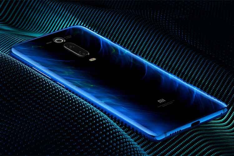 Das Xiaomi Mi 9T Pro Smartphone in der Farbe Glacier Blue Das Xiaomi Mi 9T Pro Smartphone in der Farbe Glacier Blue