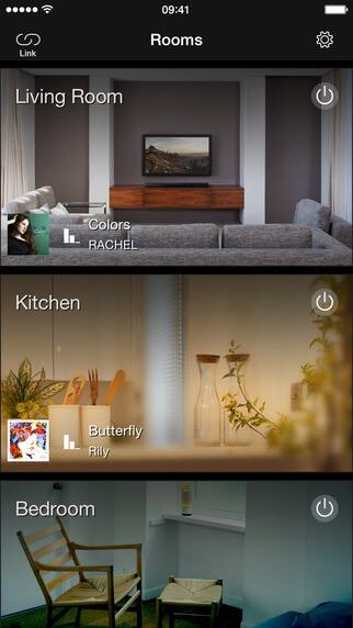 Abbildung der Yamaha MusicCast iOS App Abbildung der Yamaha MusicCast iOS App
