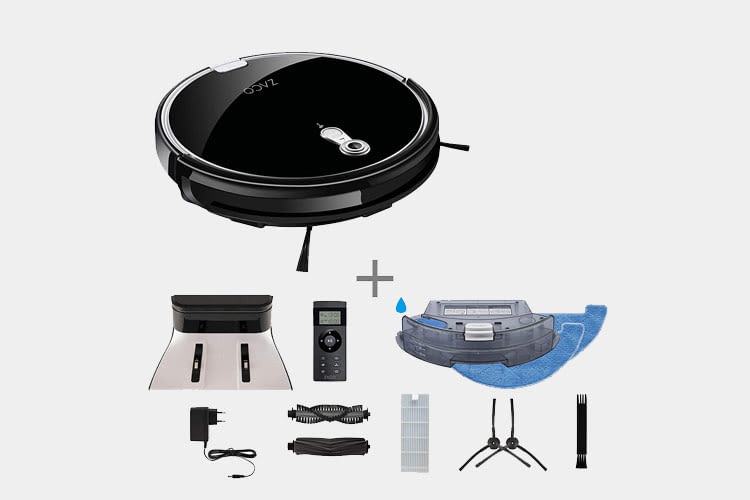 Im Lieferumfang des ZACO A8s ist alles enthalten, was Einsteiger benötigen Im Lieferumfang des ZACO A8s ist alles enthalten, was Einsteiger benötigen