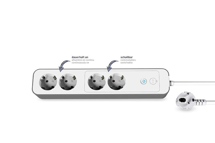 Die ZigBee-Steckdosenleiste von Müller-Licht besticht durch schlichte Eleganz Die ZigBee-Steckdosenleiste von Müller-Licht besticht durch schlichte Eleganz
