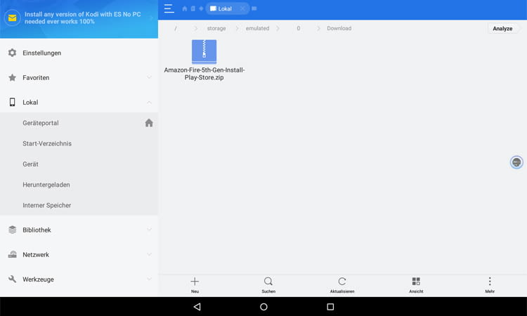 ES-Files öffnen ES-Files öffnen