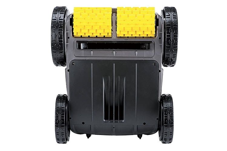 Gleich hinter den Bürsten befindet sich der Ansaugschaucht des Zodiac Vortex OV 3400 Gleich hinter den Bürsten befindet sich der Ansaugschaucht des Zodiac Vortex OV 3400