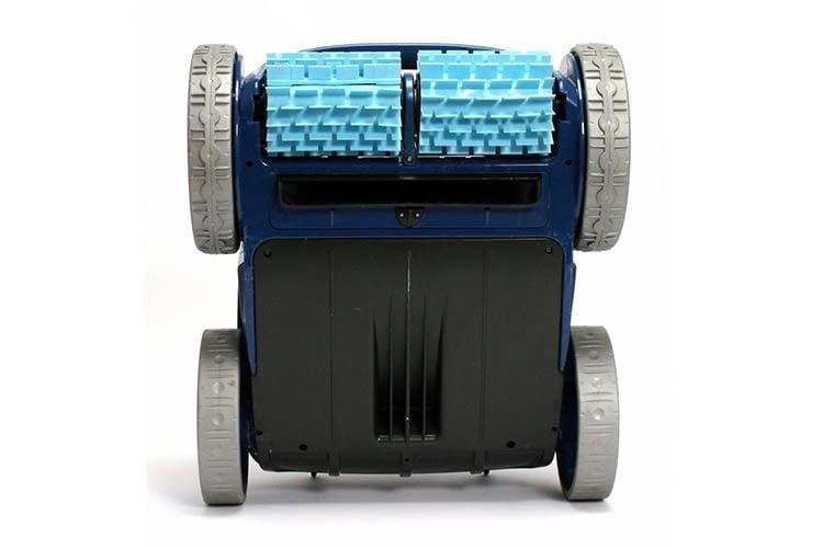 Hinter den Bürsten des Zodiac Vortex 4 Plus befindet sich der Ansaugschlitz Hinter den Bürsten des Zodiac Vortex 4 Plus befindet sich der Ansaugschlitz
