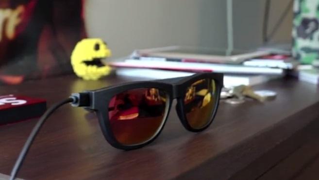 Smarte Sonnenbrille Zungle Panther - Datenübertragung per USB-Anschluss Smarte Sonnenbrille Zungle Panther - Datenübertragung per USB-Anschluss